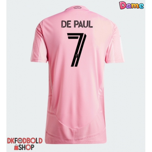 Inter Miami Rodrigo De Paul #7 Hjemmebanetrøje Dame 2026-27 Kort ærmer